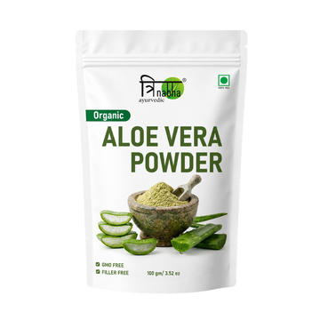Trinabha Organic Aloe Vera Powder | 100% Pure Natural Aloe Vera | For Hair, Skin & Wellness | GMO Free | Filler Free | 100g