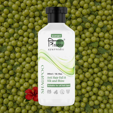 Trinabha Ayurvedic Shampoo | Herbal Hair Fall Control &  Scalp Nourishment with Natural Extracts-300ML.