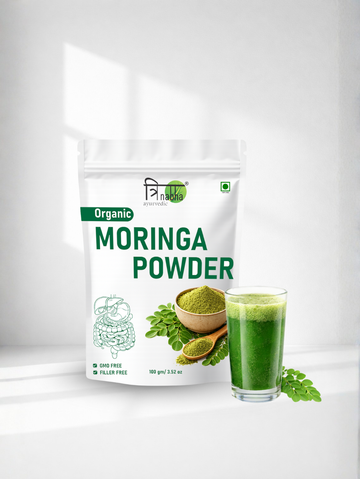 Trinabha Organic Moringa Powder – GMO Free, Filler Free, 100g | Ayurvedic Superfood
