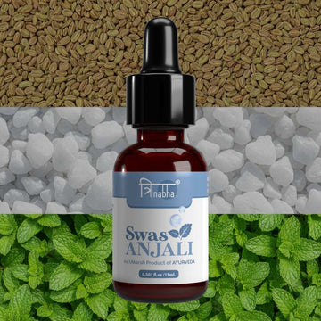 Trinabha Swas Anjali Drops Lung Detox, Cold & Cough Relief – 30ml (GMP Certified)