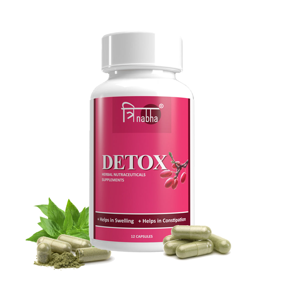 Trinabha Detox Tablets Boosts Digestion, Immunity & Energy | 60 Tablets for Men & Women