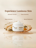 Ayurvedic skin cream texture showing deep hydration and natural radiance with herbal ingredients