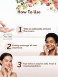 How to use Ayurvedic skin whitening and brightening cream for soft, fresh and moisturized skin