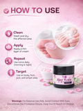 Step-by-step instructions: Clean, Apply thin layer, Repeat twice daily on body or feet.