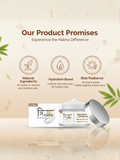 Natural Ayurvedic skin cream with hydration boost and skin radiance benefits for healthy glowing skin