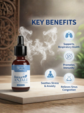 Key benefits of Swas Anjali: supports respiratory health, promotes immunity, soothes stress, and relieves sinus congestion.
