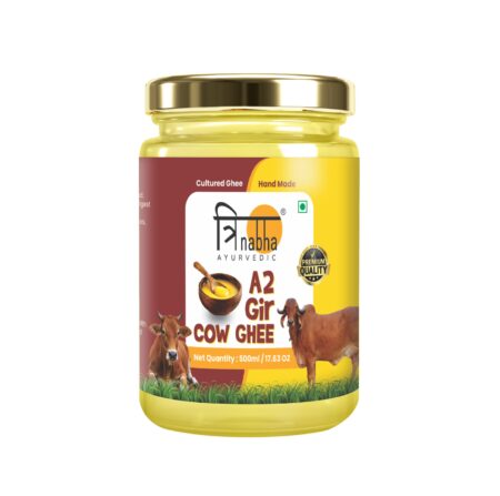 A2 Gir Cow Ghee Hand Made Cultured Ghee100% Organic & Natural 500 Ml.